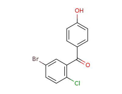 (5-bromo-2-chlorophenyl)(4-hydroxyphenyl)methanone