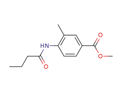 methyl 4-(n-butyrylamino)-3-methylbenzoate