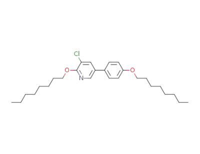 3-Chloro-2-octyloxy-5-(4-octyloxyphenyl)-pyridine