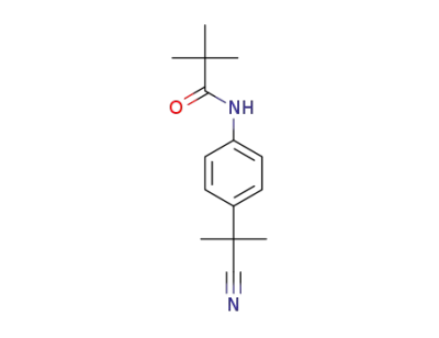 N-[4-(cyanodimethylmethyl)phenyl]-2,2-dimethylpropionamide