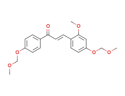 (E)-3-(2-methoxy-4-(methoxymethoxy)pheny l)-1-(4-(methoxymethoxy)phenyl)prop-2-en-1-one